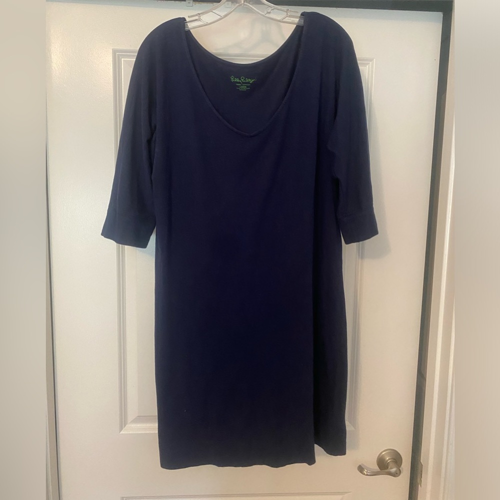 Lilly Pulitzer Cotton Dress with Three Quarter Sleeves